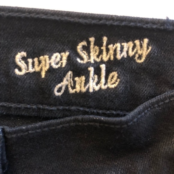 Henry And Belle Super Skinny Ankle Jeans Black~Size 26 - Picture 3 of 8